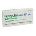 Febrectal Niños (Infantil) 300 Mg 6 Supositorios