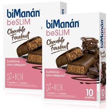 Bimanan Sustitutive Chocolate Fondant 2x8 Barras