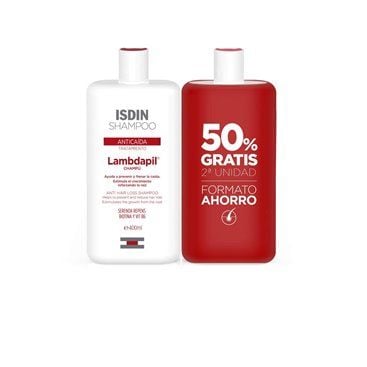 Isdin Lambdapil Champú Anticaída 2x400Ml Duplo