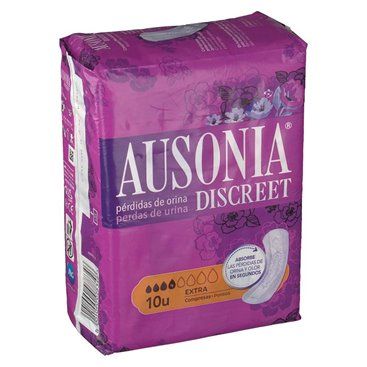 Ausonia Discreet Incontinence Pads Extra 10 Units