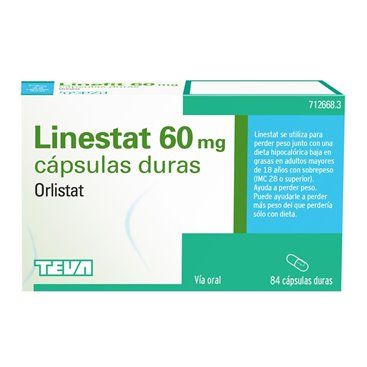 Linestat 60Mg 84 Capsulas (Orlistat)