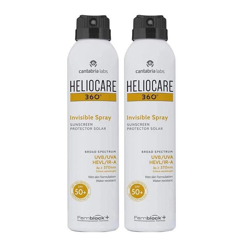 Opiniones sobre Heliocare 360 Spray Invisible SPF 50 Pack Duplo