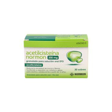 Normofludil/Acetilcisteina Normon 200Mg Efc 30 Sachês