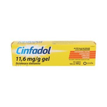 Cinfadol Diclofenaco 11,6 Mg/G Gel Cutaneo 100 G