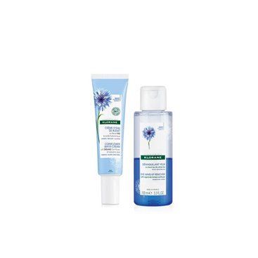 Klorane Organic Cornflower Cream Gel 30 Ml + Eye Make-up Remover 100 Ml