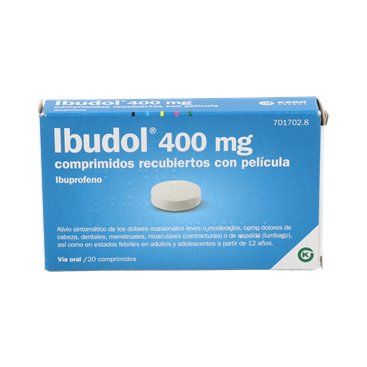 Ibudol EFG 400MG 20 Comprimidos revestidos com película