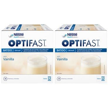 Optifast Batido Vainilla 2x12 Sobres Duplo