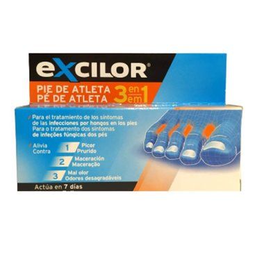 Excilor 3 En 1 Pie de Atleta 15 Ml