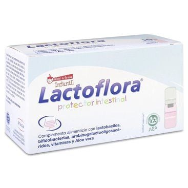 Lactoflora Intestinal Protector Children 10 Vials Strawberry Flavour