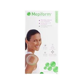 Mepiform Reductor de Cicatrices Silicona 10x18 Cm 5 U