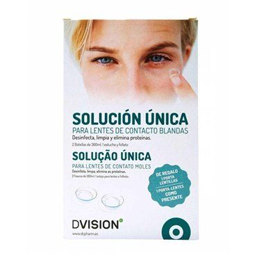 Dvision Single Solution For Soft Contact Lenses 2X 360Ml