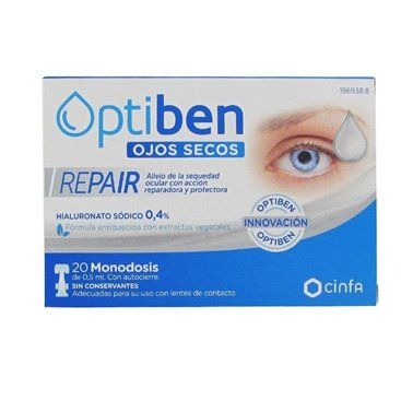 Optiben Olhos Secos Repair 20 Dose única