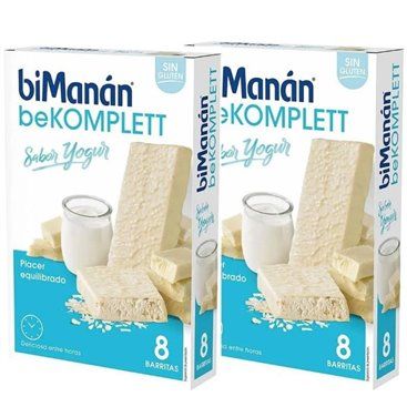 Bimanan beKomplett Yogur 2x8 Barritas Duplo