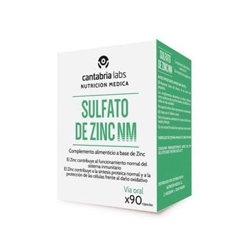 Sulfato De Zinc Nm 90 Capsulas