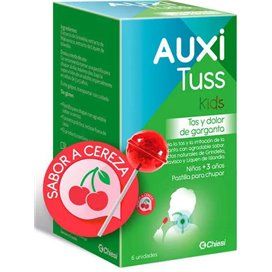 Auxituss Kids 6 Pastilhas de sabor a cereja