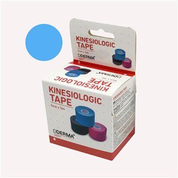 Kinesiologic Tape 5 cm x 5m Blue