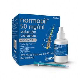 Normopil 50Mg/ML Cutaneous solution 90Ml 3 Bottles