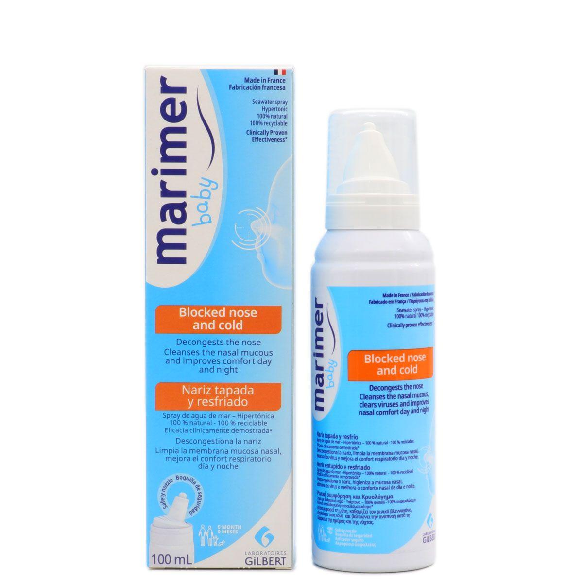 BABY - Spray Hygiène Nasale Quotidienne Eau de Mer 9%, 100ml