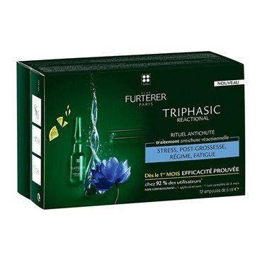 Rene Furterer Triphasic Tratamiento Anticaida Reaccional 12x5 Ml