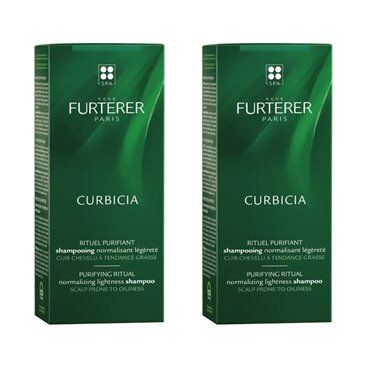 Rene Furterer Curbicia Champô de Couro Oleoso 2x150Ml