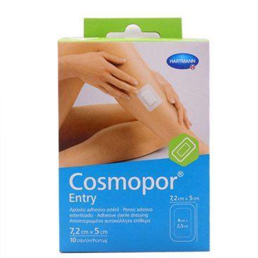 Cosmopor Entry Sterile Wrap 10 Units 7,2 Cm X 5 Cm