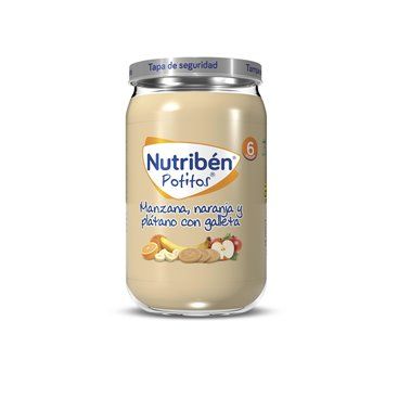 Nutriben Apple Orange Banana and Biscuit Potito 235 G