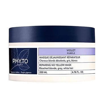 Phyto Mascarilla Violet Antiamarillento Reparadora 200Ml