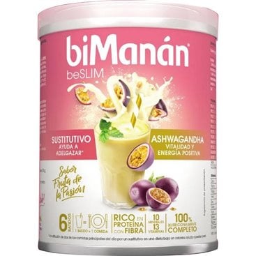 Bimanan Beslim 6 Batidos Fruta De La Pasion Y Ashwagandha 330G