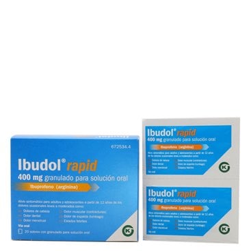 Ibudol Rapid 400 Mg 20 Envelopes Granules For Oral Solution