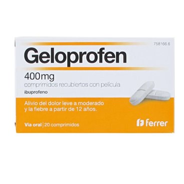 Geloprofen 400Mg 20 Comprimidos revestidos por película