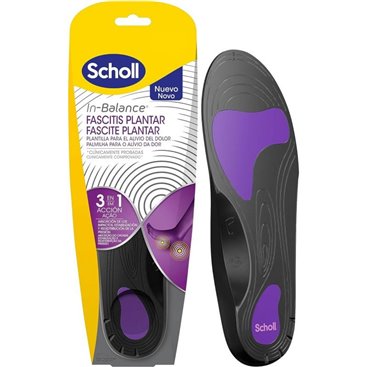 Scholl In-Balance Insole Plantar Fasciitis Size M