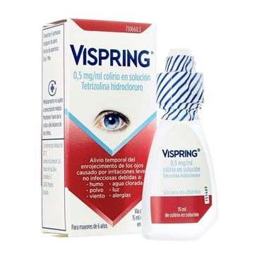 Vispring 0.5 Mg/Ml Eye Drops in Solution 1 Bottle 15 Ml