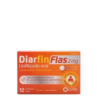 Diarfin Flas 2 Mg 12 Liofilizados Orales