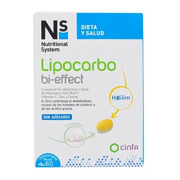 Ns Dietcontrol Lipocarbo Bi-Effect 60 Tablets