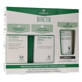 Biretix Tri-Active Gel 50Ml + Biretix Hydramat Day SPF30 50Ml + Biretix Cleanser 75Ml