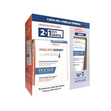 Ducray Anacaps Expert 90 Capsulas + Anaphase+ Champu 100Ml