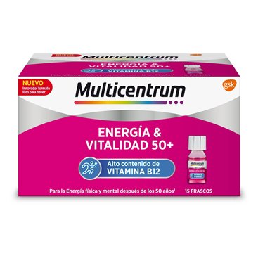 Multicentrum Energia & Vitalidade 50+, 15 frascos