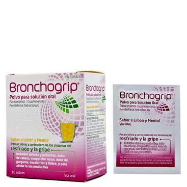 Comprar Bronchogrip 10 envelopes em pó para solução oral