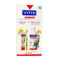 Vitis Junior Mouthwash Pack 500Ml + Toothpaste Gel 75Ml + Toothbrush