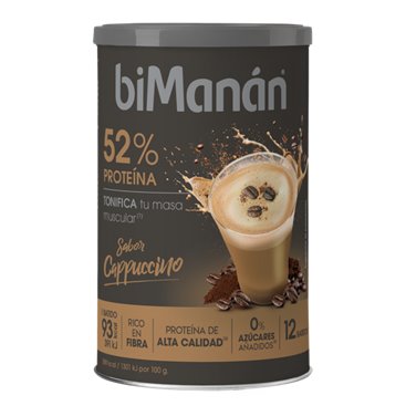 Bimanan Batido Proteína Sabor Cappuccino 12 Batidos