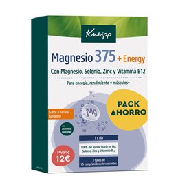 Kneipp Magnesium 375 Energy 2x15 Effervescent Tablets
