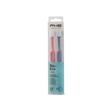 PHB Cepillo Dental Adulto Time To Care So Eco Duplo