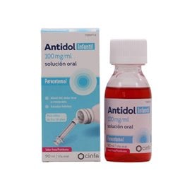 Antidol Infantil 100 Mg/Ml 1 Frasco Solução Oral 90 Ml