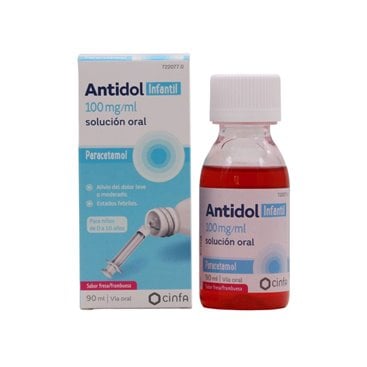 Antidol Infantil 100 Mg/Ml 1 Frasco Solucion Oral 90 Ml