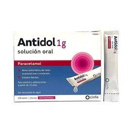 Antidol 1 G 10 Sachets Effervescent Powder