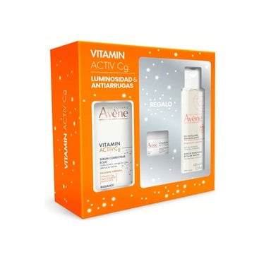 Avene Sérum Vitamina Cg 30Ml + Água Micelar 100 ml + Creme Regenerador 7Ml