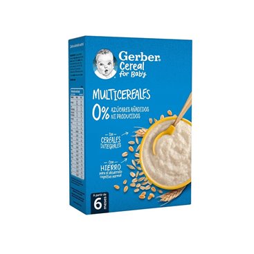 Gerber Multicereales 0% Azucares Añadidos 270 G