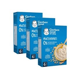 Gerber Multicereales 0% Added Sugars 3x270 G