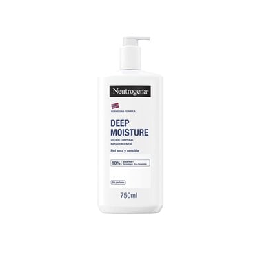 Neutrogena Deep Hydration Body Lotion for Dry Skin 750Ml fragrance-free