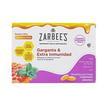 Zarbee's Throat & Immune Support 24 Lozenges